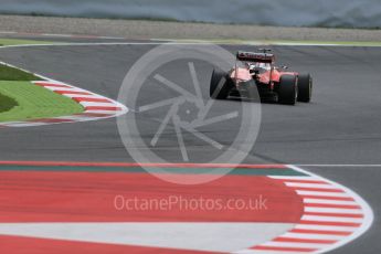 World © Octane Photographic Ltd. Scuderia Ferrari SF16-H – Sebastian Vettel. Tuesday 17th May 2016, F1 Spanish GP In-season testing, Circuit de Barcelona Catalunya, Spain. Digital Ref :1555LB1D0056