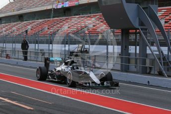 World © Octane Photographic Ltd. Mercedes AMG Petronas W07 Hybrid – Nico Rosberg. Tuesday 17th May 2016, F1 Spanish In-season testing, Circuit de Barcelona Catalunya, Spain. Digital Ref : 1555LB1D9104