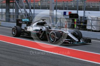 World © Octane Photographic Ltd. Mercedes AMG Petronas W07 Hybrid – Nico Rosberg. Tuesday 17th May 2016, F1 Spanish In-season testing, Circuit de Barcelona Catalunya, Spain. Digital Ref : 1555LB1D9108