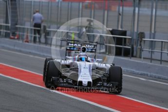 World © Octane Photographic Ltd. Williams Martini Racing, Williams Mercedes FW38 – Alex Lynn. Tuesday 17th May 2016, F1 Spanish In-season testing, Circuit de Barcelona Catalunya, Spain. Digital Ref : 1555LB1D9195