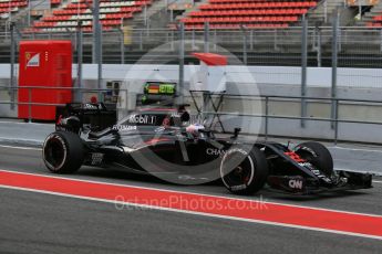 World © Octane Photographic Ltd. McLaren Honda MP4-31 – Jenson Button. Tuesday 17th May 2016, F1 Spanish In-season testing, Circuit de Barcelona Catalunya, Spain. Digital Ref : 1555LB1D9243