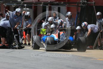 World © Octane Photographic Ltd. Manor Racing MRT05 - Pascal Wehrlein. Tuesday 17th May 2016, F1 Spanish In-season testing, Circuit de Barcelona Catalunya, Spain. Digital Ref : 1555LB1D9359