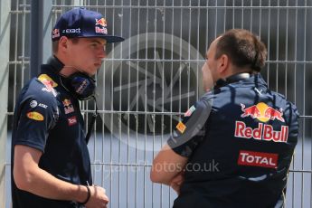 World © Octane Photographic Ltd. Red Bull Racing - Max Verstappen. Tuesday 17th May 2016, F1 Spanish In-season testing, Circuit de Barcelona Catalunya, Spain. Digital Ref : 1555LB1D9500