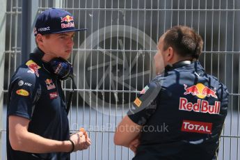 World © Octane Photographic Ltd. Red Bull Racing - Max Verstappen. Tuesday 17th May 2016, F1 Spanish In-season testing, Circuit de Barcelona Catalunya, Spain. Digital Ref : 1555LB1D9507