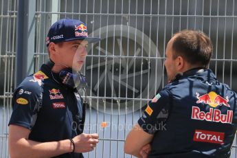 World © Octane Photographic Ltd. Red Bull Racing - Max Verstappen. Tuesday 17th May 2016, F1 Spanish In-season testing, Circuit de Barcelona Catalunya, Spain. Digital Ref : 1555LB1D9528