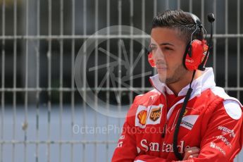World © Octane Photographic Ltd. Scuderia Ferrari - Antonio Fuoco. Tuesday 17th May 2016, F1 Spanish In-season testing, Circuit de Barcelona Catalunya, Spain. Digital Ref : 1555LB1D9562