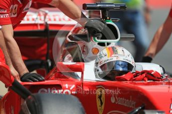 World © Octane Photographic Ltd. Scuderia Ferrari SF16-H – Sebastian Vettel. Tuesday 17th May 2016, F1 Spanish In-season testing, Circuit de Barcelona Catalunya, Spain. Digital Ref : 1555LB1D9673