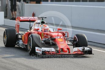 World © Octane Photographic Ltd. Scuderia Ferrari SF16-H – Antonio Fuoco. Wednesday 18th May 2016, F1 Spanish GP In-season testing, Circuit de Barcelona Catalunya, Spain. Digital Ref : 1556CB1D3509