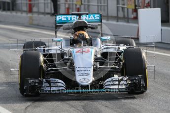 World © Octane Photographic Ltd. Mercedes AMG Petronas W07 Hybrid – Pascal Wehrlein. Wednesday 18th May 2016, F1 Spanish In-season testing, Circuit de Barcelona Catalunya, Spain. Digital Ref : 1556CB1D3557