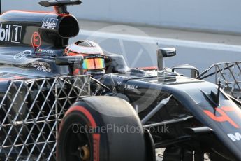 World © Octane Photographic Ltd. McLaren Honda MP4-31 – Stoffel Vandoorne. Wednesday 18th May 2016, F1 Spanish GP In-season testing, Circuit de Barcelona Catalunya, Spain. Digital Ref : 1556CB1D3658