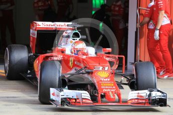 World © Octane Photographic Ltd. Scuderia Ferrari SF16-H – Antonio Fuoco. Wednesday 18th May 2016, F1 Spanish GP In-season testing, Circuit de Barcelona Catalunya, Spain. Digital Ref : 1556CB1D3749