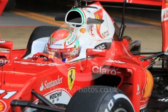 World © Octane Photographic Ltd. Scuderia Ferrari SF16-H – Antonio Fuoco. Wednesday 18th May 2016, F1 Spanish GP In-season testing, Circuit de Barcelona Catalunya, Spain. Digital Ref : 1556CB1D3752