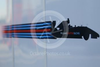 World © Octane Photographic Ltd. Williams Martini Racing logo. Wednesday 18th May 2016, F1 Spanish GP In-season testing, Circuit de Barcelona Catalunya, Spain. Digital Ref : 1556CB1D3791