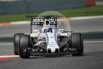 World © Octane Photographic Ltd. Williams Martini Racing, Williams Mercedes FW38 – Felipe Massa. Wednesday 18th May 2016, F1 Spanish GP In-season testing, Circuit de Barcelona Catalunya, Spain. Digital Ref :