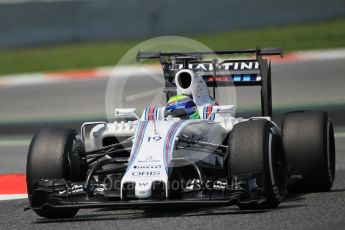 World © Octane Photographic Ltd. Williams Martini Racing, Williams Mercedes FW38 – Felipe Massa. Wednesday 18th May 2016, F1 Spanish GP In-season testing, Circuit de Barcelona Catalunya, Spain. Digital Ref :