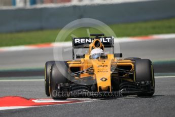 World © Octane Photographic Ltd. Renault Sport F1 Team RS16 – Kevin Magnussen. Wednesday 18th May 2016, F1 Spanish GP In-season testing, Circuit de Barcelona Catalunya, Spain. Digital Ref :
