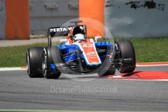 World © Octane Photographic Ltd. Manor Racing MRT05 – Jordan King. Wednesday 18th May 2016. F1 Spanish GP In-season testing, Circuit de Barcelona Catalunya, Spain. Digital Ref :