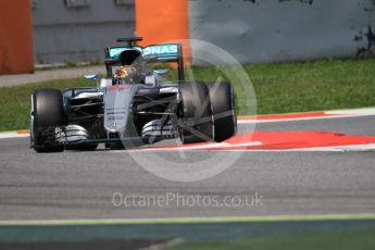 World © Octane Photographic Ltd. Mercedes AMG Petronas W07 Hybrid – Pascal Wehrlein. Wednesday 18th May 2016, F1 Spanish In-season testing, Circuit de Barcelona Catalunya, Spain. Digital Ref :