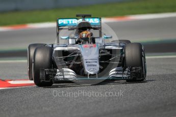 World © Octane Photographic Ltd. Mercedes AMG Petronas W07 Hybrid – Pascal Wehrlein. Wednesday 18th May 2016, F1 Spanish In-season testing, Circuit de Barcelona Catalunya, Spain. Digital Ref :