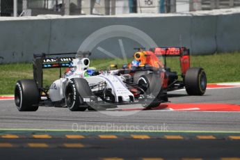 World © Octane Photographic Ltd. Williams Martini Racing, Williams Mercedes FW38 – Felipe Massa. Wednesday 18th May 2016, F1 Spanish GP In-season testing, Circuit de Barcelona Catalunya, Spain. Digital Ref :