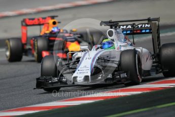 World © Octane Photographic Ltd. Williams Martini Racing, Williams Mercedes FW38 – Felipe Massa. Wednesday 18th May 2016, F1 Spanish GP In-season testing, Circuit de Barcelona Catalunya, Spain. Digital Ref :