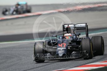 World © Octane Photographic Ltd. McLaren Honda MP4-31 – Stoffel Vandoorne. Wednesday 18th May 2016, F1 Spanish GP In-season testing, Circuit de Barcelona Catalunya, Spain. Digital Ref :