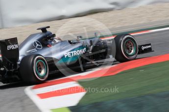 World © Octane Photographic Ltd. Mercedes AMG Petronas W07 Hybrid – Pascal Wehrlein. Wednesday 18th May 2016, F1 Spanish In-season testing, Circuit de Barcelona Catalunya, Spain. Digital Ref : 1556CB1D4186
