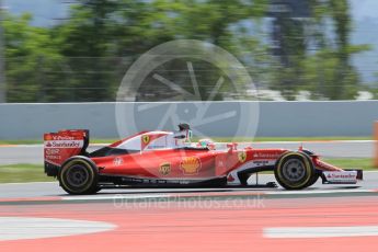 World © Octane Photographic Ltd. Scuderia Ferrari SF16-H – Antonio Fuoco. Wednesday 18th May 2016, F1 Spanish GP In-season testing, Circuit de Barcelona Catalunya, Spain. Digital Ref : 1556CB1D4245