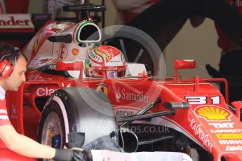 World © Octane Photographic Ltd. Scuderia Ferrari SF16-H – Antonio Fuoco. Wednesday 18th May 2016, F1 Spanish GP In-season testing, Circuit de Barcelona Catalunya, Spain. Digital Ref : 1556CB7D9159