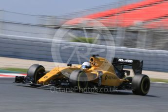 World © Octane Photographic Ltd. Renault Sport F1 Team RS16 – Kevin Magnussen. Wednesday 18th May 2016, F1 Spanish GP In-season testing, Circuit de Barcelona Catalunya, Spain. Digital Ref :