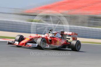 World © Octane Photographic Ltd. Scuderia Ferrari SF16-H – Antonio Fuoco. Wednesday 18th May 2016, F1 Spanish GP In-season testing, Circuit de Barcelona Catalunya, Spain. Digital Ref : 1556CB7D9238
