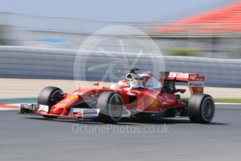 World © Octane Photographic Ltd. Scuderia Ferrari SF16-H – Antonio Fuoco. Wednesday 18th May 2016, F1 Spanish GP In-season testing, Circuit de Barcelona Catalunya, Spain. Digital Ref : 1556CB7D9245