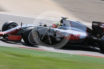 World © Octane Photographic Ltd. Haas F1 Team VF-16 - Esteban Gutierrez. Wednesday 18th May 2016, F1 Spanish GP In-season testing, Circuit de Barcelona Catalunya, Spain. Digital Ref : 1556CB7D9301