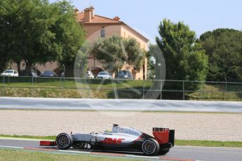 World © Octane Photographic Ltd. Haas F1 Team VF-16 - Esteban Gutierrez. Wednesday 18th May 2016, F1 Spanish GP In-season testing, Circuit de Barcelona Catalunya, Spain. Digital Ref : 1556CB7D9347