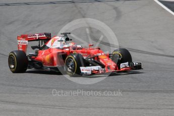 World © Octane Photographic Ltd. Scuderia Ferrari SF16-H – Antonio Fuoco. Wednesday 18th May 2016, F1 Spanish GP In-season testing, Circuit de Barcelona Catalunya, Spain. Digital Ref : 1556CB7D9476