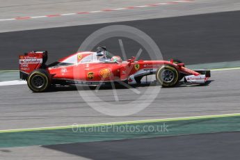 World © Octane Photographic Ltd. Scuderia Ferrari SF16-H – Antonio Fuoco. Wednesday 18th May 2016, F1 Spanish GP In-season testing, Circuit de Barcelona Catalunya, Spain. Digital Ref : 1556CB7D9479