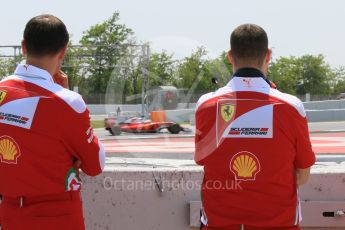 World © Octane Photographic Ltd. Scuderia Ferrari SF16-H – Antonio Fuoco. Wednesday 18th May 2016, F1 Spanish GP In-season testing, Circuit de Barcelona Catalunya, Spain. Digital Ref : 1556CB7D9488