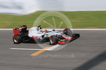 World © Octane Photographic Ltd. Haas F1 Team VF-16 - Esteban Gutierrez. Wednesday 18th May 2016, F1 Spanish GP In-season testing, Circuit de Barcelona Catalunya, Spain. Digital Ref : 1556CB7D9643