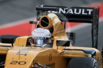 World © Octane Photographic Ltd. Renault Sport F1 Team RS16 – Kevin Magnussen. Wednesday 18th May 2016, F1 Spanish GP In-season testing, Circuit de Barcelona Catalunya, Spain. Digital Ref : 1556LB1D0110