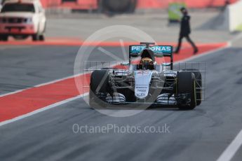 World © Octane Photographic Ltd. Mercedes AMG Petronas W07 Hybrid – Pascal Wehrlein. Wednesday 18th May 2016, F1 Spanish In-season testing, Circuit de Barcelona Catalunya, Spain. Digital Ref : 1556LB1D0139