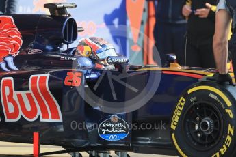 World © Octane Photographic Ltd. Scuderia Toro Rosso STR11 – Daniil Kvyat. Wednesday 18th May 2016, F1 Spanish GP In-season testing, Circuit de Barcelona Catalunya, Spain. Digital Ref : 1556LB1D0171