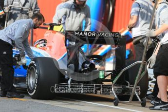 World © Octane Photographic Ltd. Manor Racing MRT05 – Jordan King. Wednesday 18th May 2016F1 Spanish GP In-season testing, Circuit de Barcelona Catalunya, Spain. Digital Ref : 1556LB1D0200