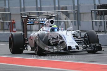 World © Octane Photographic Ltd. Williams Martini Racing, Williams Mercedes FW38 – Felipe Massa. Wednesday 18th May 2016, F1 Spanish GP In-season testing, Circuit de Barcelona Catalunya, Spain. Digital Ref : 1556LB1D0494