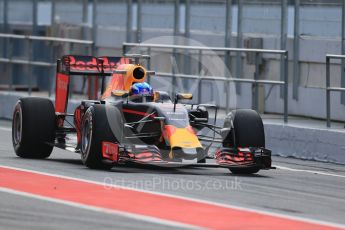 World © Octane Photographic Ltd. Red Bull Racing RB12 – Max Verstappen. Wednesday 18th May 2016, F1 Spanish GP In-season testing, Circuit de Barcelona Catalunya, Spain. Digital Ref : 1556LB1D0507