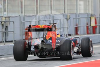 World © Octane Photographic Ltd. Red Bull Racing RB12 – Max Verstappen. Wednesday 18th May 2016, F1 Spanish GP In-season testing, Circuit de Barcelona Catalunya, Spain. Digital Ref : 1556LB1D0518