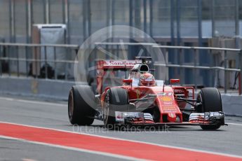World © Octane Photographic Ltd. Scuderia Ferrari SF16-H – Antonio Fuoco. Wednesday 18th May 2016, F1 Spanish GP In-season testing, Circuit de Barcelona Catalunya, Spain. Digital Ref : 1556LB1D0529