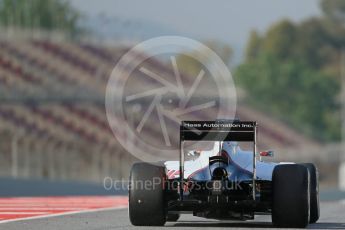 World © Octane Photographic Ltd. Haas F1 Team VF-16 - Esteban Gutierrez. Wednesday 18th May 2016, F1 Spanish GP In-season testing, Circuit de Barcelona Catalunya, Spain. Digital Ref : 1556LB1D0616