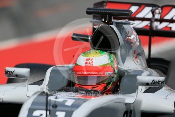 World © Octane Photographic Ltd. Haas F1 Team VF-16 - Esteban Gutierrez. Wednesday 18th May 2016, F1 Spanish GP In-season testing, Circuit de Barcelona Catalunya, Spain. Digital Ref : 1556LB1D0750