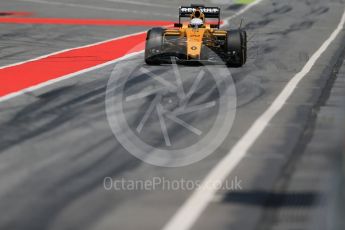 World © Octane Photographic Ltd. Renault Sport F1 Team RS16 – Kevin Magnussen. Wednesday 18th May 2016, F1 Spanish GP In-season testing, Circuit de Barcelona Catalunya, Spain. Digital Ref : 1556LB1D0794