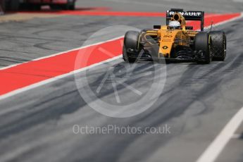 World © Octane Photographic Ltd. Renault Sport F1 Team RS16 – Kevin Magnussen. Wednesday 18th May 2016, F1 Spanish GP In-season testing, Circuit de Barcelona Catalunya, Spain. Digital Ref : 1556LB1D0801